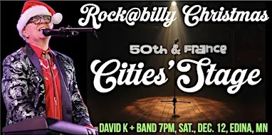 Rock@billy Christmas 50th & France Cities’ Stage Venue DAVID K + BAND