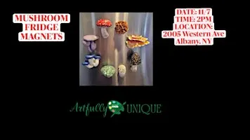 Mushroom Fridge Magnets