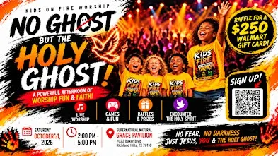 No Ghost but the Holy Ghost Kids Event