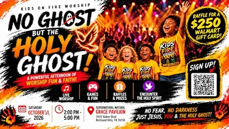 No Ghost but the Holy Ghost Kids Event