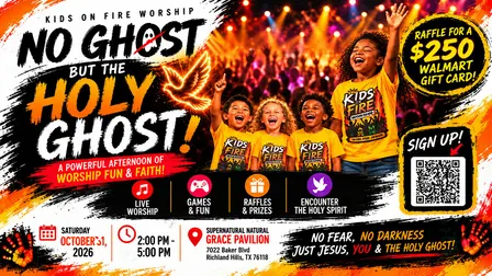 No Ghost but the Holy Ghost Kids Event