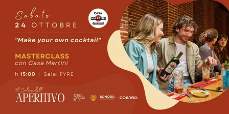Make your own cocktail - Masterclass esperienziale con Casa Martini