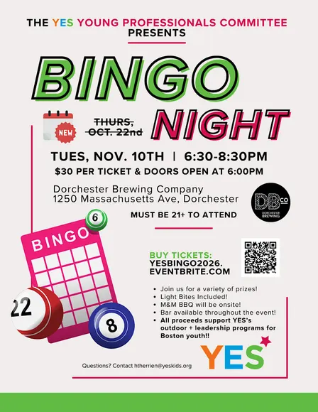 BINGO Night to Benefit YES