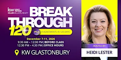 Breakthrough 120! Accelerate Your Path to Profit (Part 2)