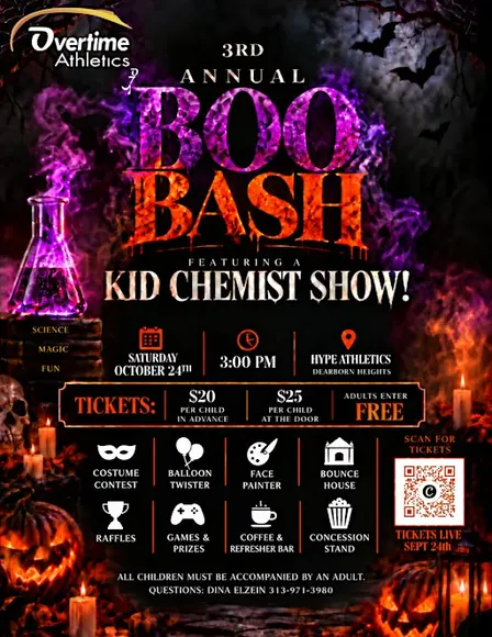 OVERTIME ATHLETICS 3RD ANNUAL BOO BASH!