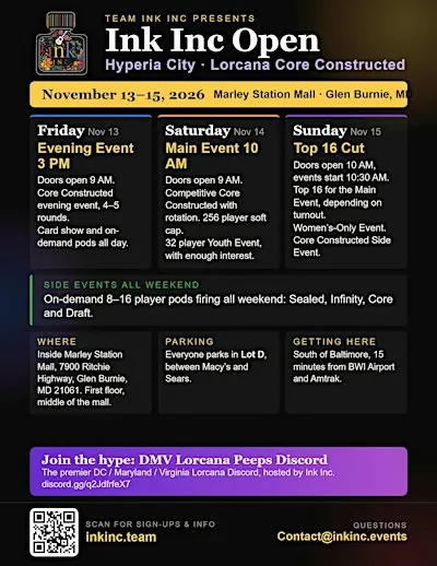 Ink Inc Open - Hyperia City 5k!