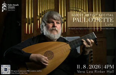 Guest Artist: Paul O'Dette, Lute