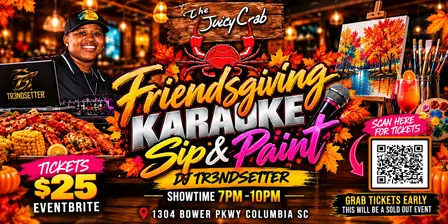 Friendsgiving Karaoke Sip & Paint