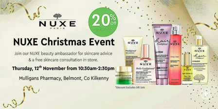 NUXE Christmas Event - Mulligans Belmont ✨