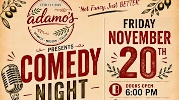 Comedy Night at Adamo's with Headliner Rich Greene