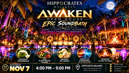 AWAKEN: An Epic Poolside Sound Bath Under the Stars