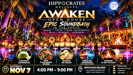 AWAKEN: An Epic Poolside Sound Bath Under the Stars