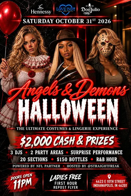 Angels & Demons Halloween Night! INDIANAPOLIS • 11PM