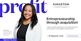 Entrepreneurship through acquisition