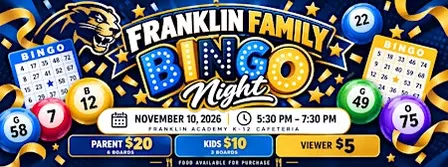 Franklin Family Bingo Night