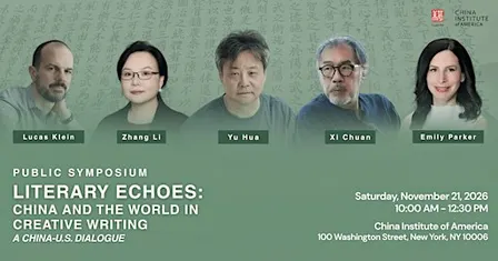 LITERARY ECHOES: China and the World in Creative Writing