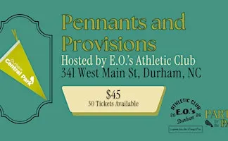 Pennants and Provisions at E.O.'s Athletic Club