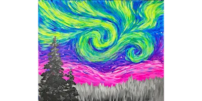 Aurora Starry Night - Paint and Sip in Phoenix | Classpop!™