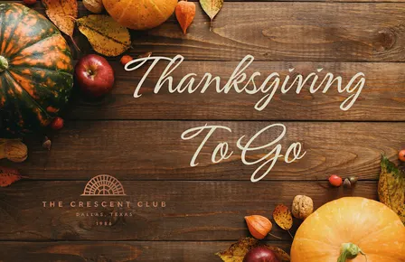 Thanksgiving To-Go!