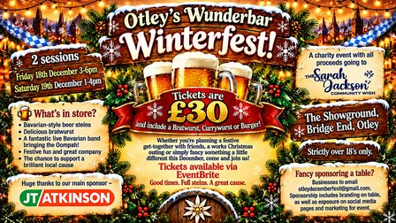 Otley's Wunderbar Winterfest! Friday 18th December session - 15.00-18.00