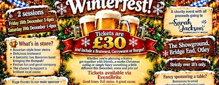 Otley's Wunderbar Winterfest! Friday 18th December session - 15.00-18.00