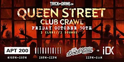Queen West Club Crawl | Toronto Halloween Costume Party 2026 | Oct 30