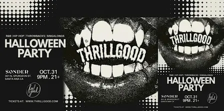THRILLGOOD Halloween Party (R&B | Hip-Hop | Throwbacks | Singalongs)