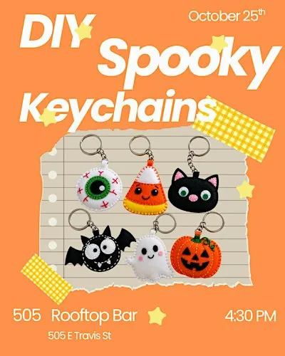 DIY Spooky keychains - Oct 25th 505 Rooftop Bar
