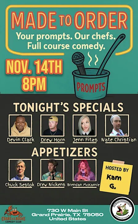 Made to Order Comedy Show