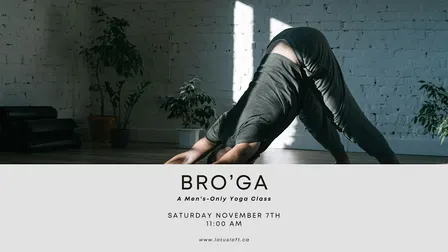 Bro’ga: A Men's-Only Yoga Class