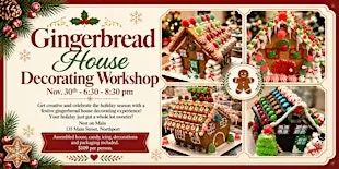 NEW! Gingerbread House Decorating Workshop