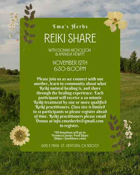 Reiki Share with Donna Nicholson & Amanda Hewitt