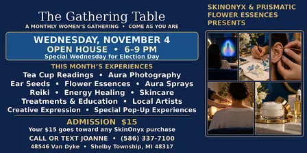 The Gathering Table: A Women’s Wellness & Connection Evening ✨