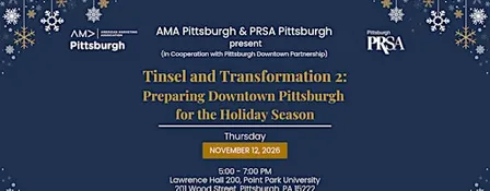 Tinsel and Transformation 2: Preparing Downtown PGH for the Holiday Season