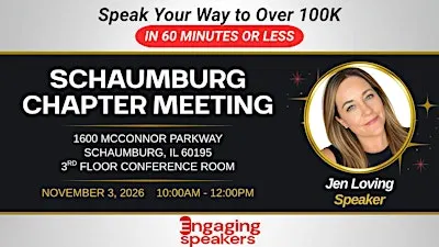 Engaging Speakers | Schaumburg Chapter Meeting - November