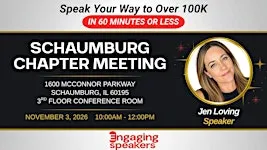 Engaging Speakers | Schaumburg Chapter Meeting - November