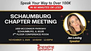 Engaging Speakers | Schaumburg Chapter Meeting - November