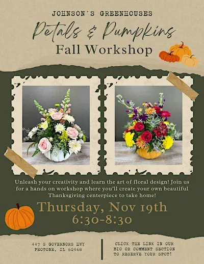 Petals & Pumpkins Workshop