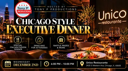 Chicago-Style Executive Dinner at Unico Restaurante 12/2