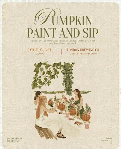 Pumpkin Paint & Sip