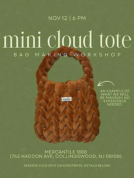 Mini Cloud Tote Bag Making Workshop