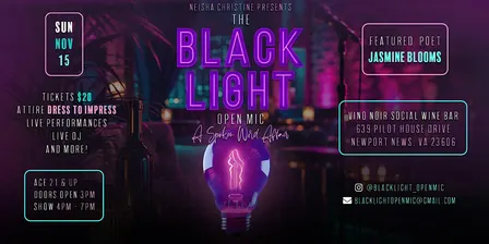 The Black Light Open Mic: A Spoken Word Affair