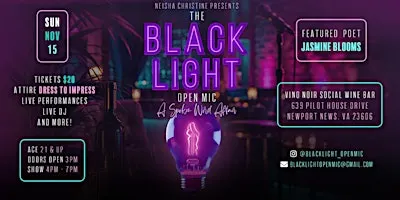 The Black Light Open Mic: A Spoken Word Affair