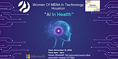 WoMENAIT Houston: “AI in Health”