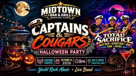 Captains & Cougars Halloween Party ft. Total Sacrifice at Midtown Bar&Grill