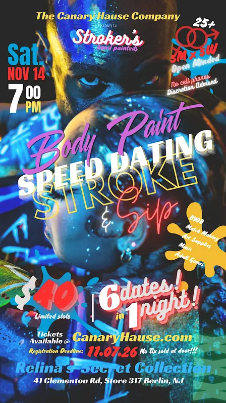 Body Paint Speed Dating Stroke & Sip