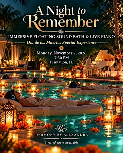 A Night to Remember — Immersive Floating Sound Bath & Live Piano