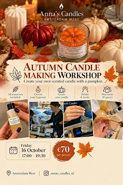 Candle making workshop Amsterdam West