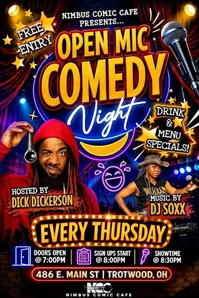 CockaRue Comedy Presents...Open Mic Comedy Nights!