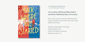 An Evening with Bestselling Author and Book Enthusiast Becca Freeman!